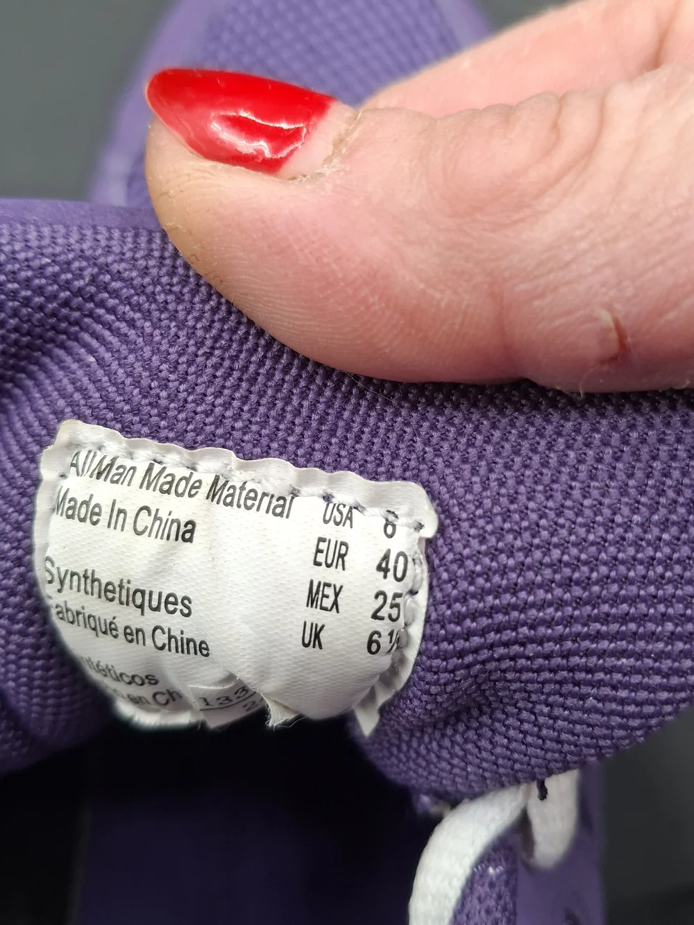 Champion Women's Purple Mesh Running Sneakers with White Laces